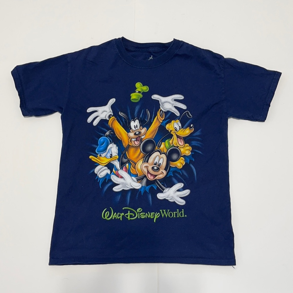 Walt Disney Word DisneyLand Shirt Boys Large